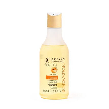 Shampoo Vegano Control Para Cabelos Finos Lokenzzi 320ml