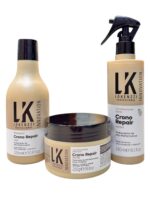 Kit Crono Repair Nutri Shampoo+ Spray+ Máscara Lokenzzi