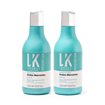 Kit Ondas Marcantes Shampoo + Condicionador Lokenzzi 320ml