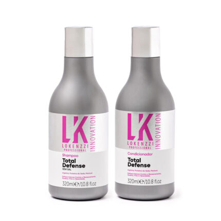 Kit Total Defense Shampoo + Condicionador Lokenzzi 320ml